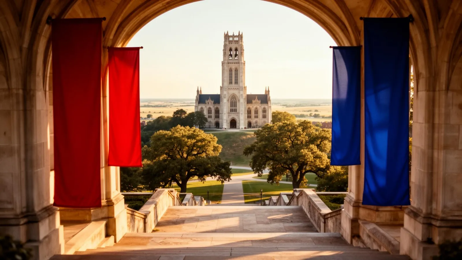 Crimson & Blue